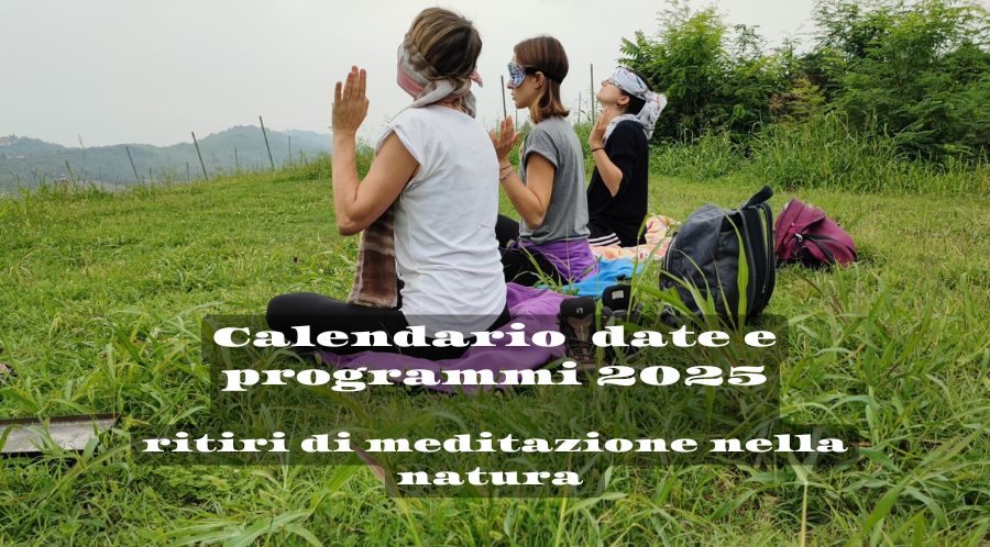 Calendario 2025 Ritiri di meditazione
