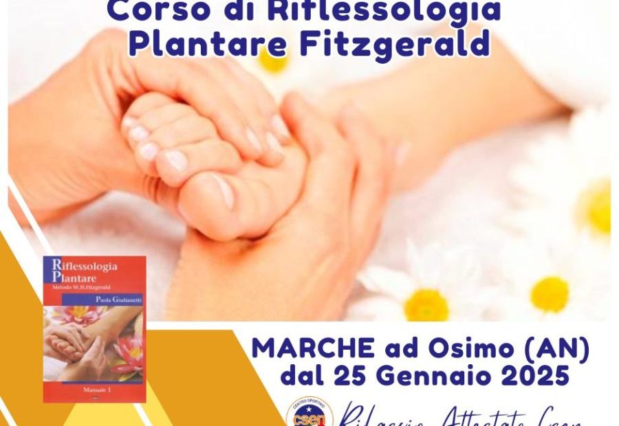 Corso di riflessologia plantare Fitzgerald
