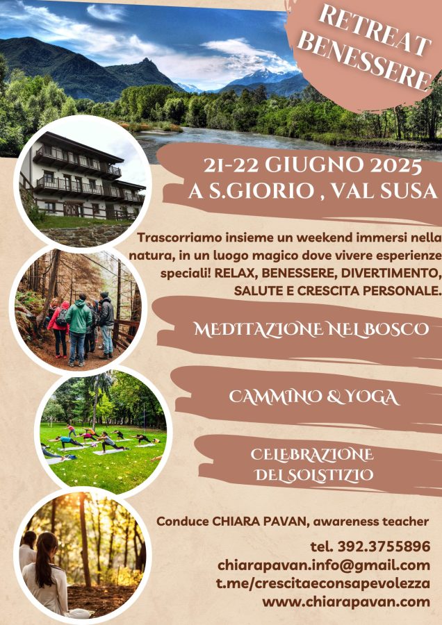 Retreat benessere e rito del solstizio