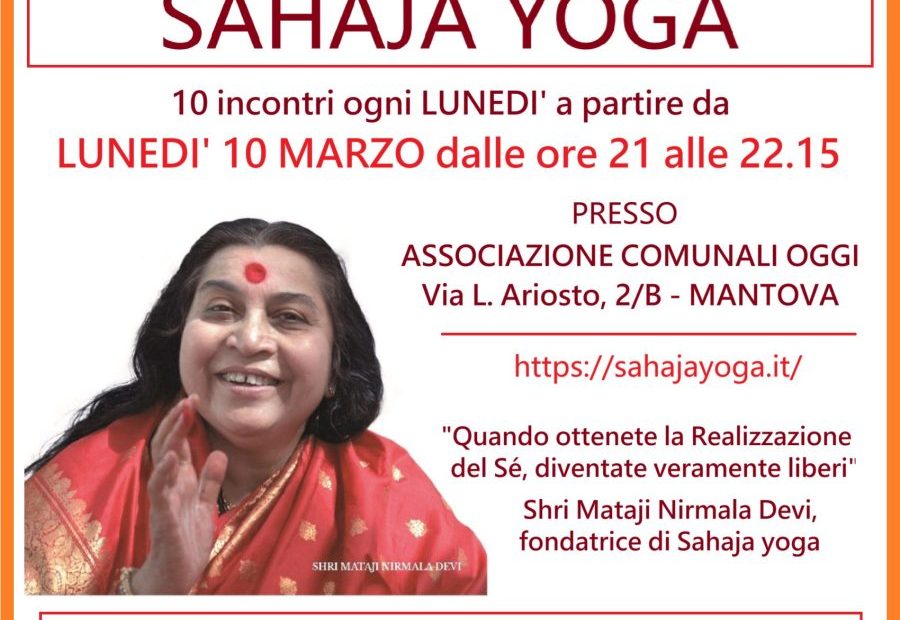 Corso gratuito di meditazione Sahaja yoga