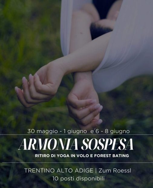 Armonia Sospesa - Ritiro di Aerial Yoga