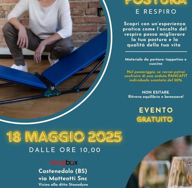 Postura e respiro: evento gratuito