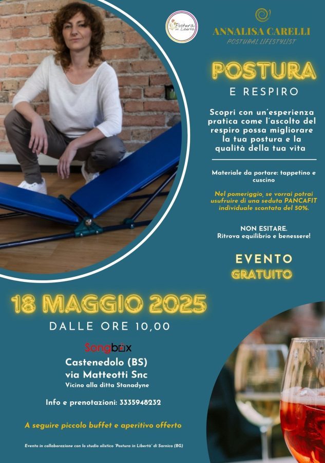 Postura e respiro: evento gratuito