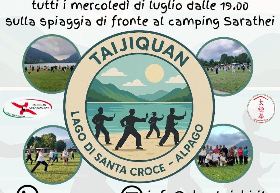 Taijiquan al lago di Santa Croce