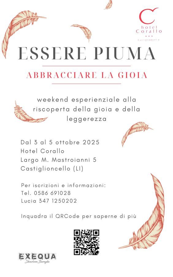 Essere Piuma - Abbraccia la gioia