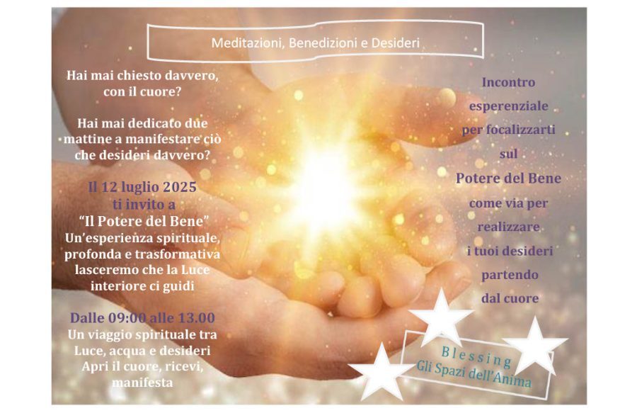 Incontro esperienziale Il Potere del Bene