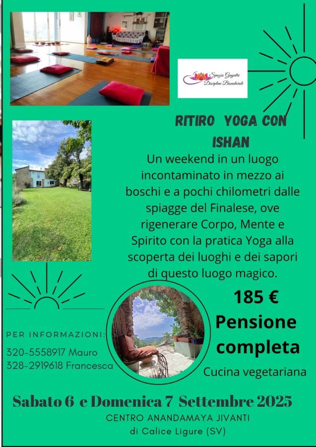 Ritiro Yoga in Liguria