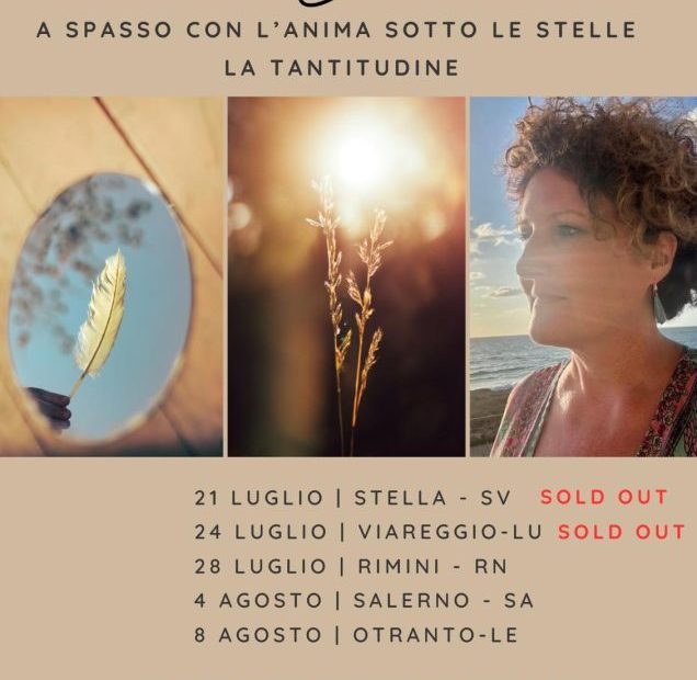 A spasso con l'anima sotto le stelle