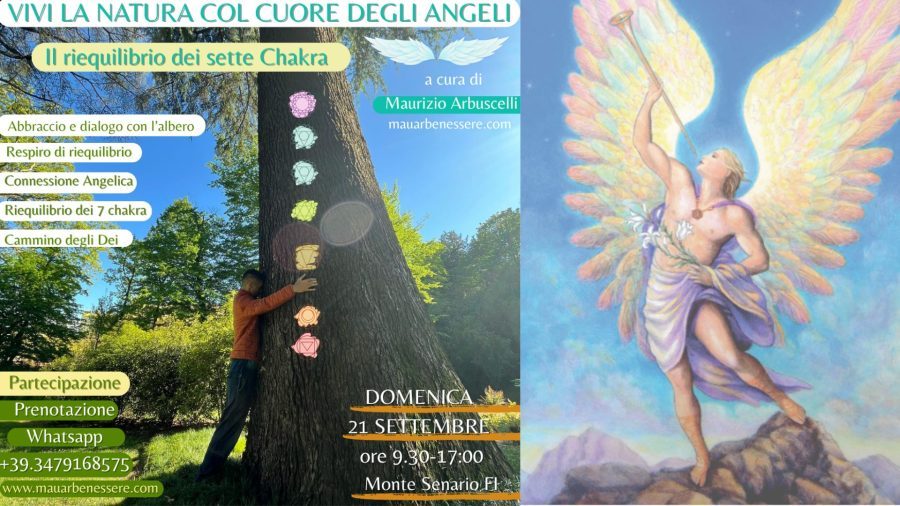 Vivi la natura col cuore degli angeli