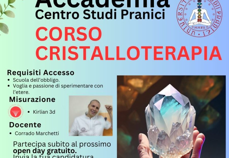 Corso di Cristalloterapia Eterica Expert