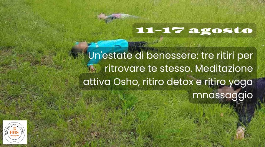 Locandina dei ritiri di meditazione