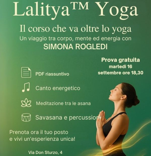 Corso di Lalitya™ Yoga