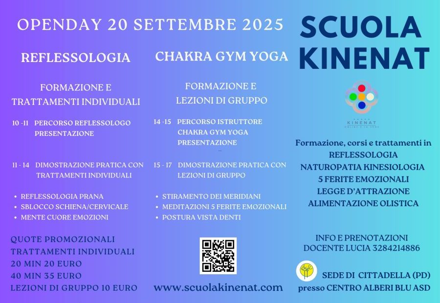 Openday Scuola Arti Olistiche Kinenat