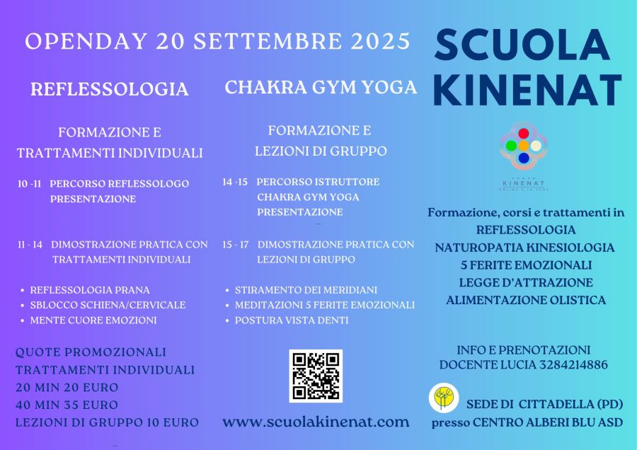 Openday Scuola Arti Olistiche Kinenat