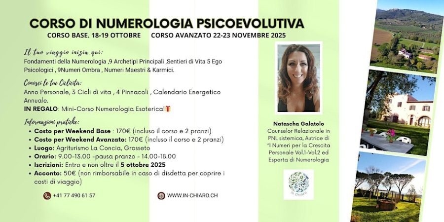 Per-Corso di Numerologia PsicoEvolutiva