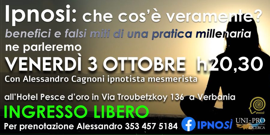 Incontro "Ipnosi: che cos’è veramente?”