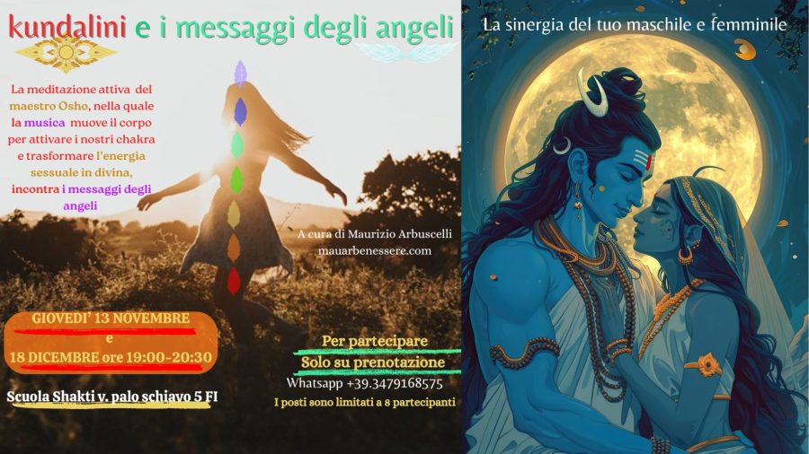 Workshop Kundalini e messaggi angelici con danza della vita a Firenze