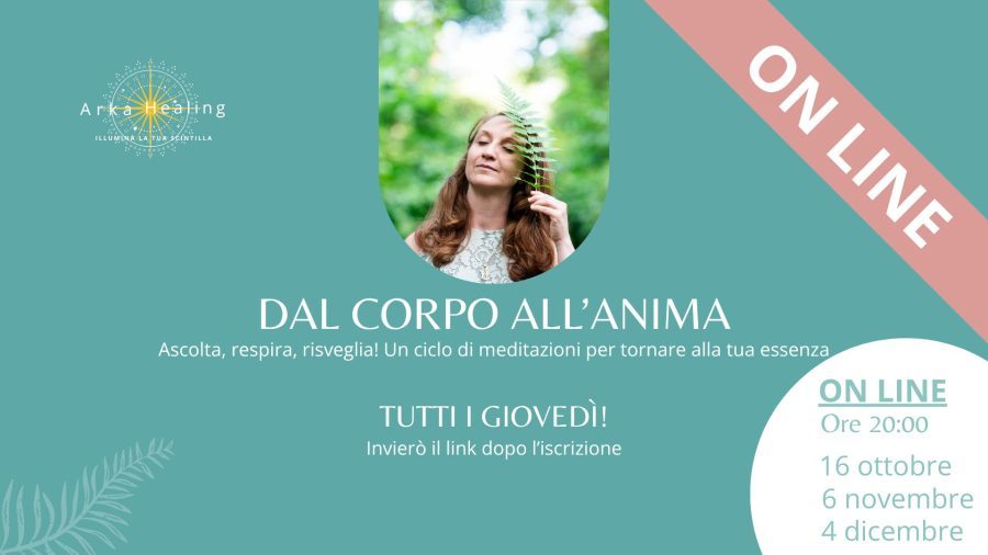 Incontri di meditazione online per ascolto di corpo, cuore e anima