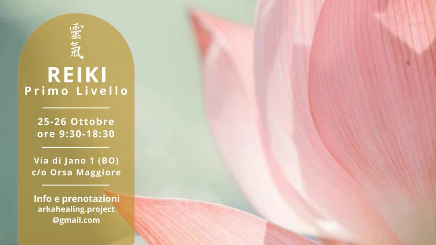 Corso di primo livello Reiki metodo Usui a Bologna con Ambika Giorgia Scopece