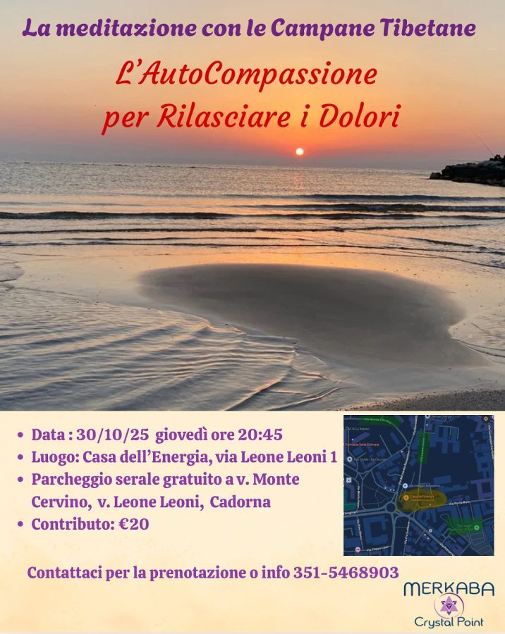 Meditazione guidata con campane tibetane ad Arezzo per rilassamento e guarigione profonda