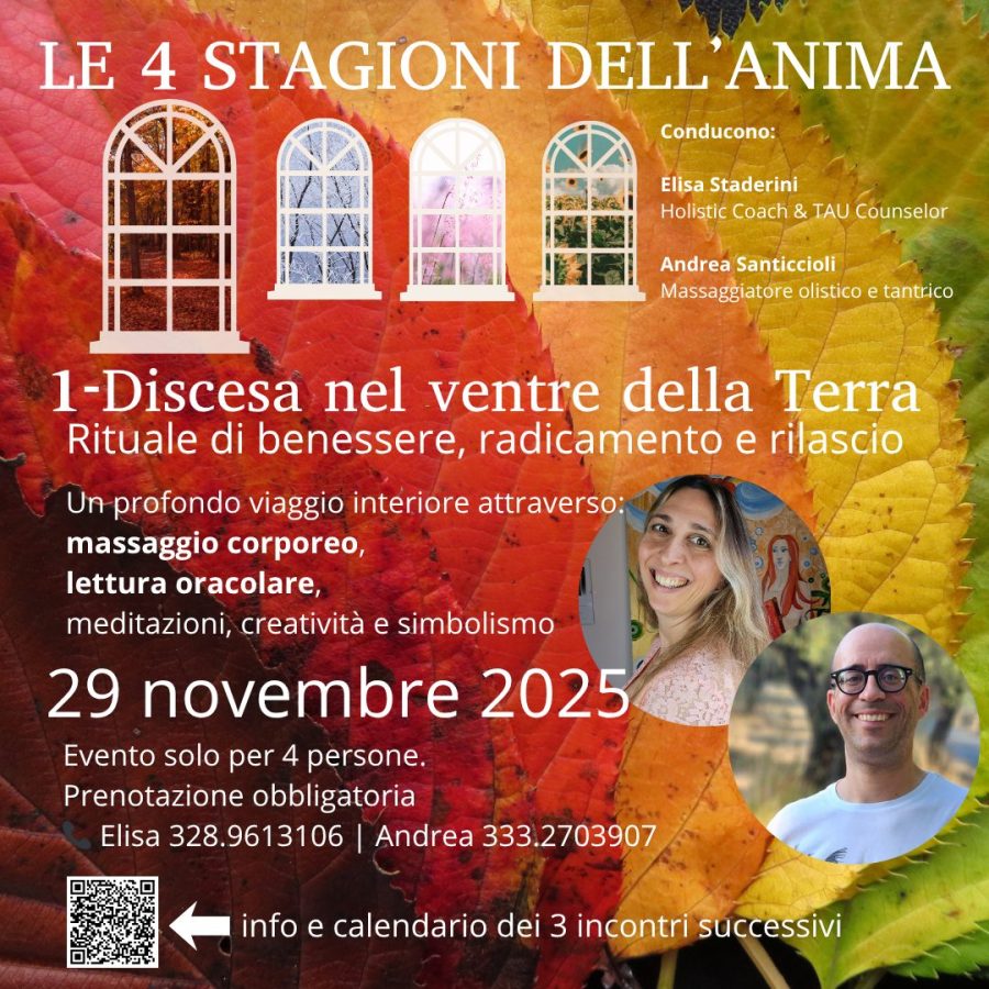 Rituale di radicamento, rilascio e rinascita: Discesa nel ventre della Terra per la stagione d'Autunno