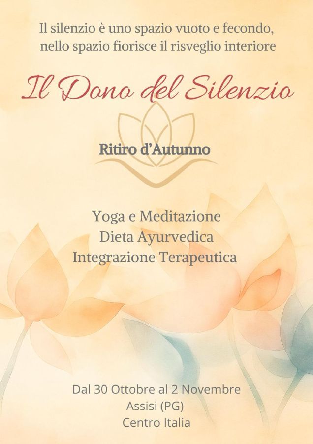Ritiro di yoga e meditazione d'autunno tra le colline dell'Umbria