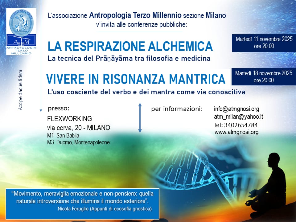 Conferenze pubbliche gratuite su respirazione alchemica pranayama e mantra a Milano