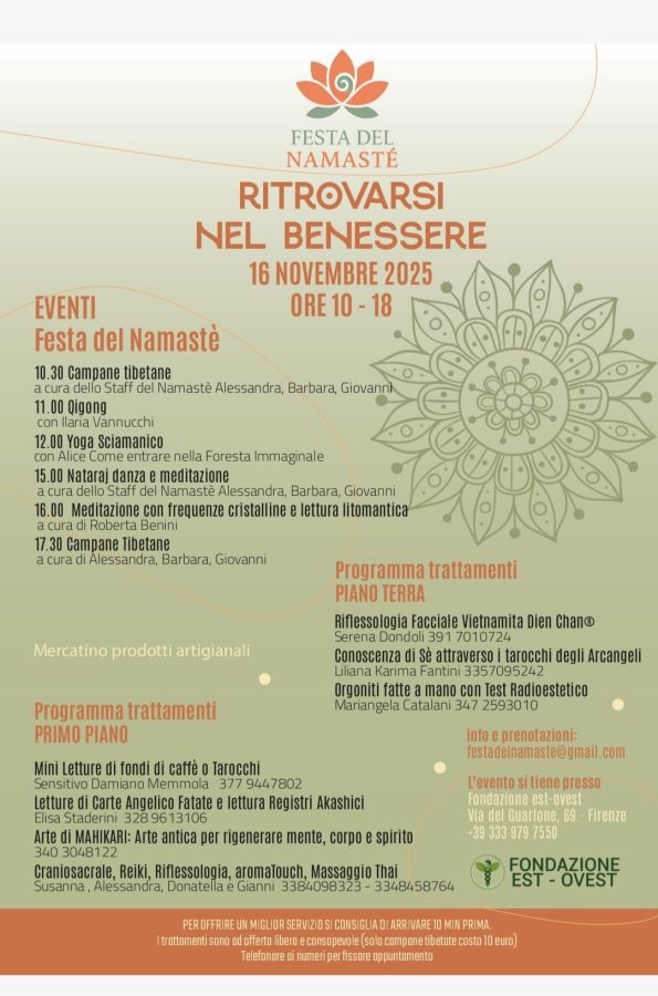 Festa del Namasté – Ritrovarsi nel Benessere