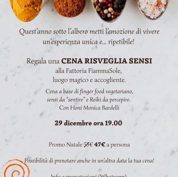 CENA RISVEGLIA SENSI