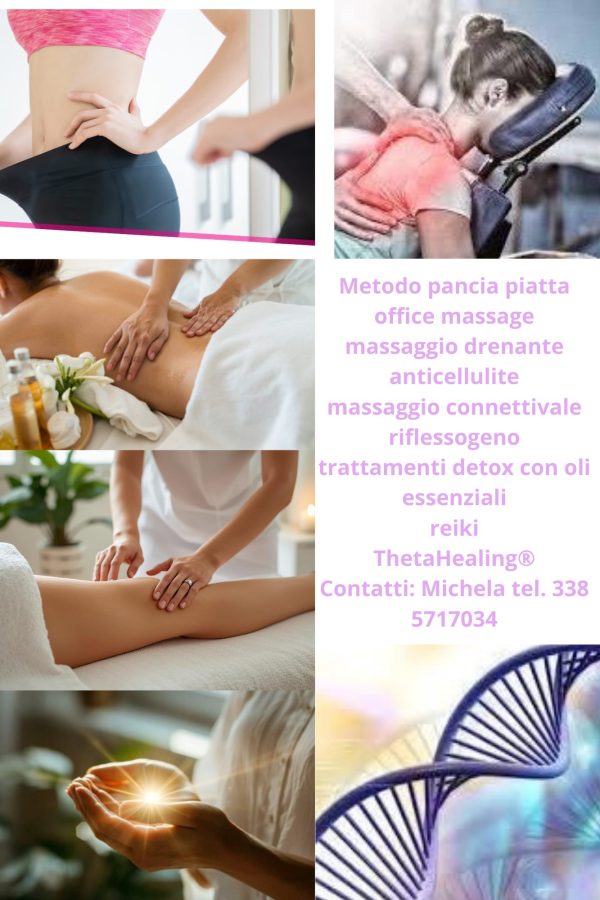 Trattamenti olistici ThetaHealing office massage e metodo pancia piatta a Firenze