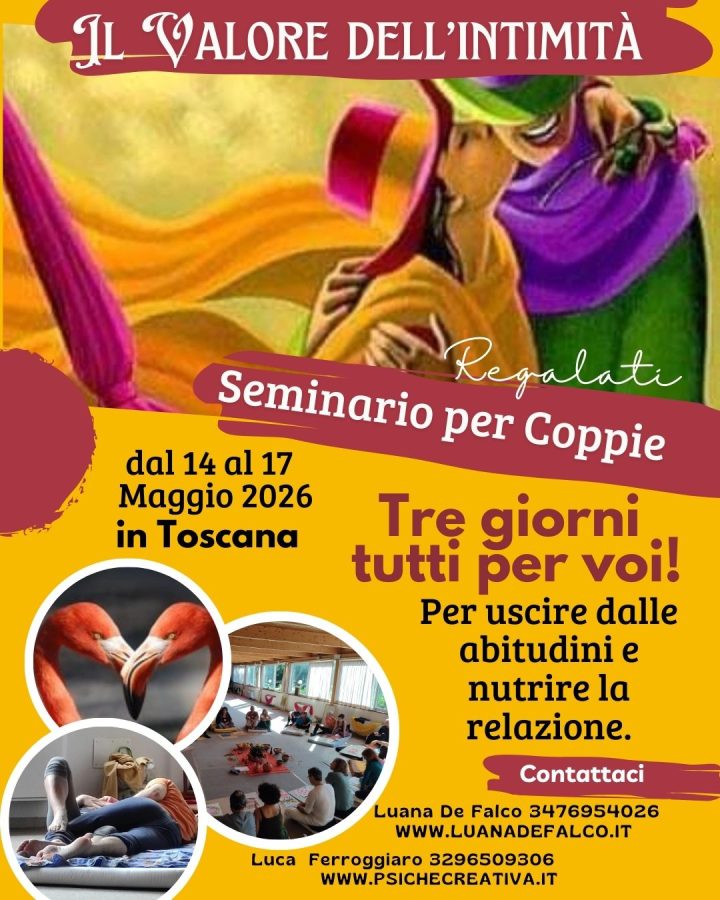 Seminario per coppie dedicato al valore dell'intimità e alla crescita relazionale