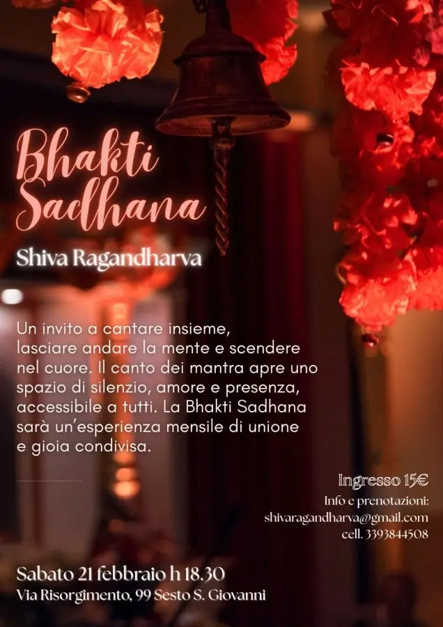 Bhakti Sadhana canto mantra yoga Milano pratica spirituale unione