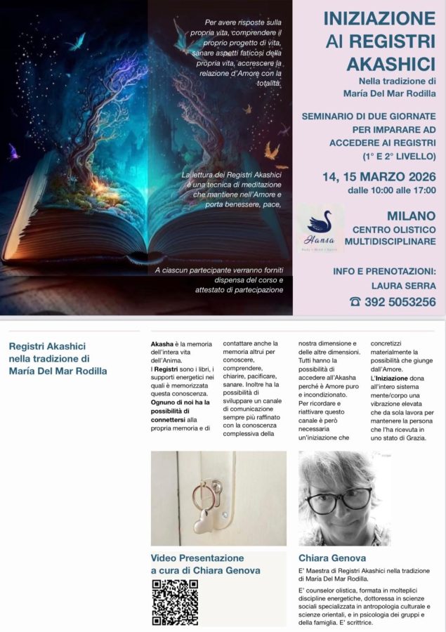 Iniziazione ai Registri Akashici: seminario esperienziale a Milano per accedere alla memoria dell'Anima