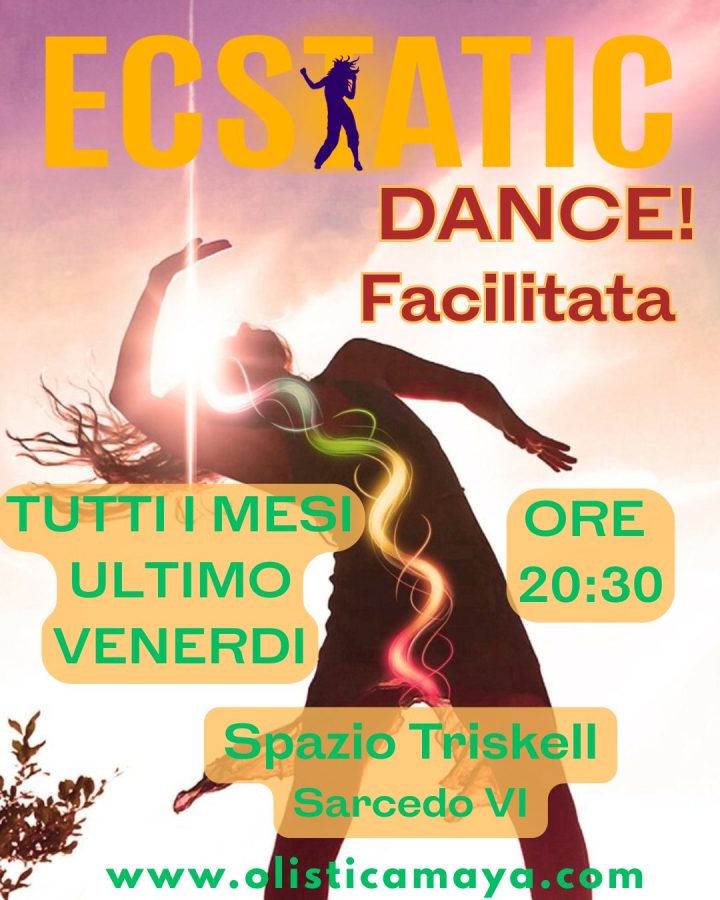 Ecstatic dance Dance the Medicine pratica mensile di danza libera a Vicenza
