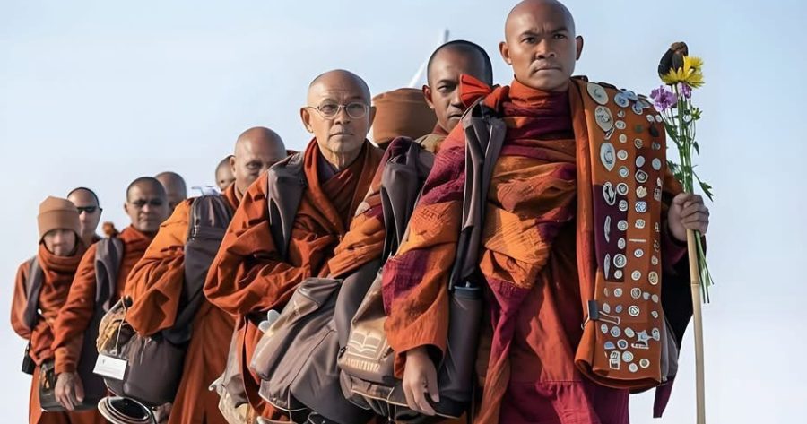 Meditazione online Pellegrini nel presente: 108 passi per ritrovare pace e presenza nel qui e ora