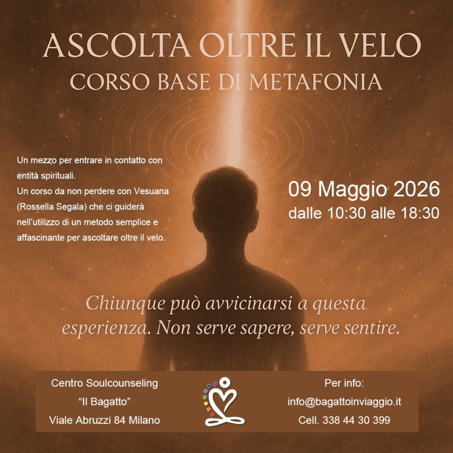 Corso base metafonia Milano comunicazione spirituale voci oltre dimensione
