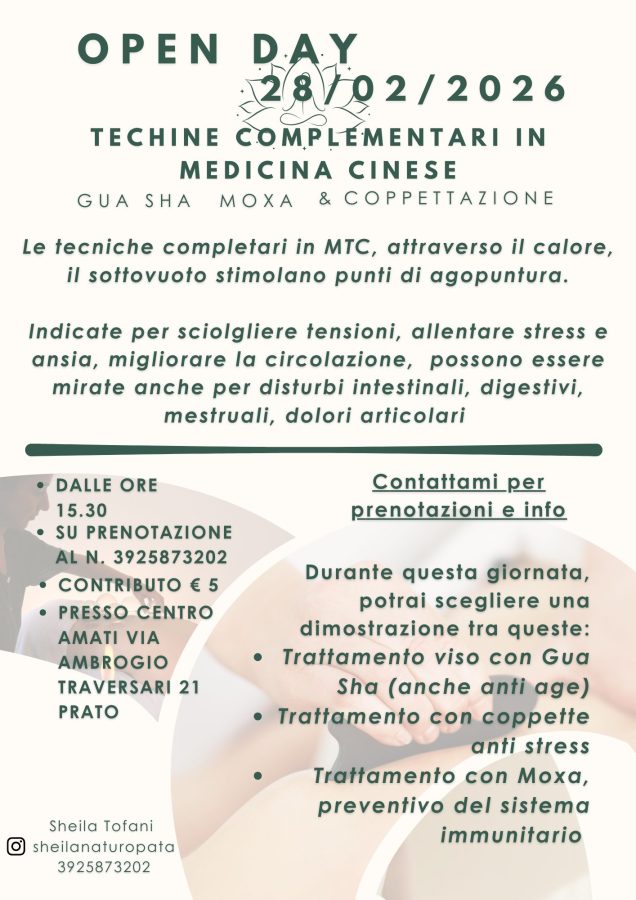 Open Day: tecniche in medicina cinese