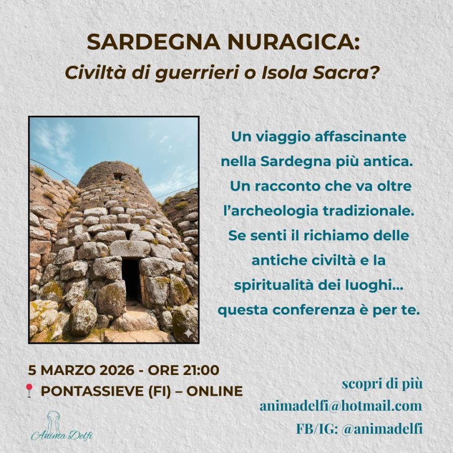 Conferenza online sulla Sardegna antica tra archeologia e ricerca spirituale