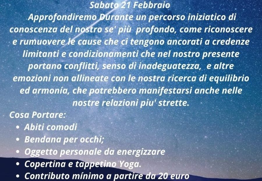 Lungo il sentieri dell' anima retreat