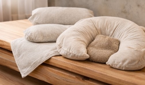 Cuscini in pula di farro