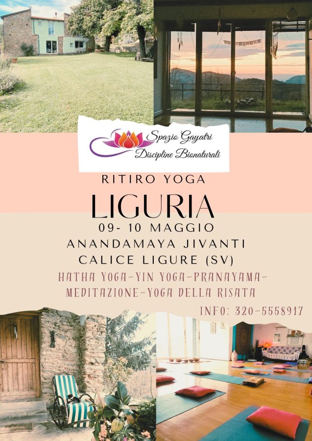 Ritiro yoga weekend Calice Ligure Liguria tra mare e natura con hatha yin yoga e meditazione