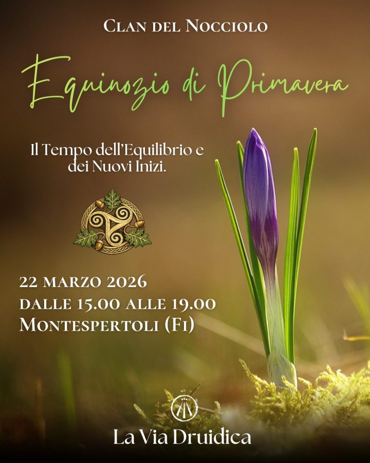 Celebrazione di Alban Eilir, Equinozio di Primavera 2026 con il Clan del Nocciolo a Montespertoli, Firenze