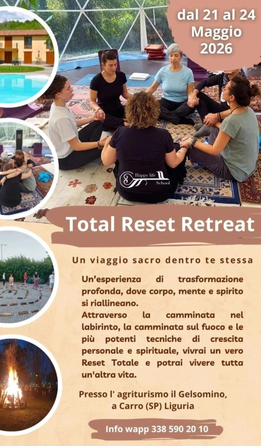Total Reset Retreat in Liguria per trasformazione interiore