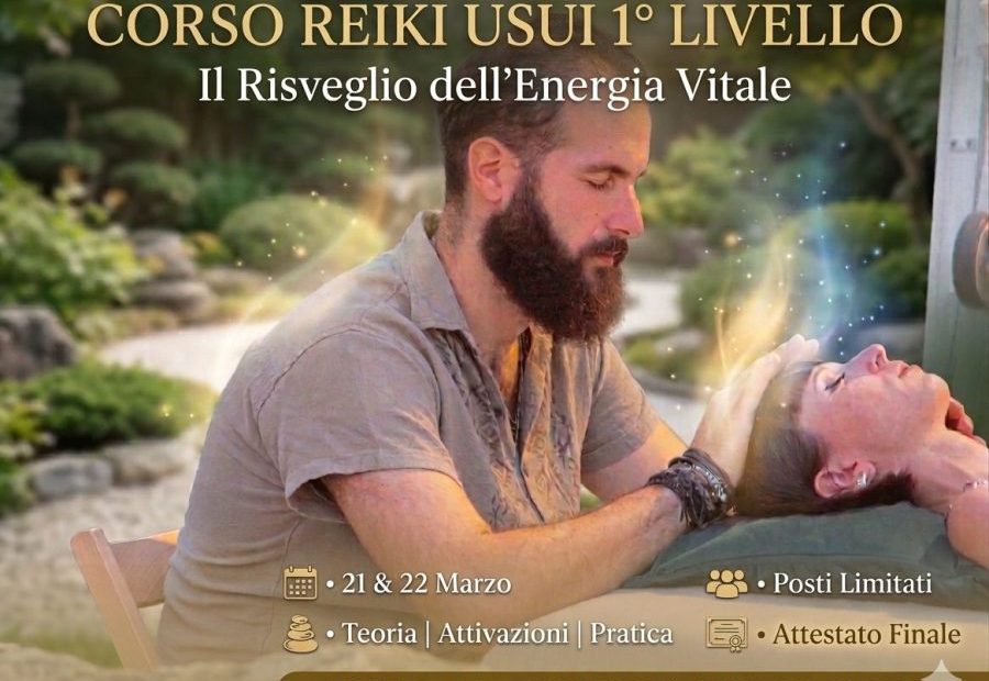 Corso Reiki 1° Livello Metodo Usui