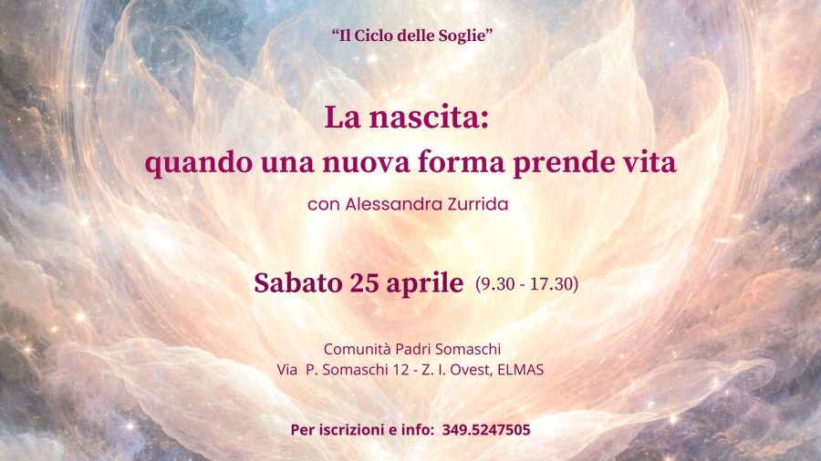 Seminario sulla nascita e l'accoglienza del nuovo a Elmas presso Sala Betania