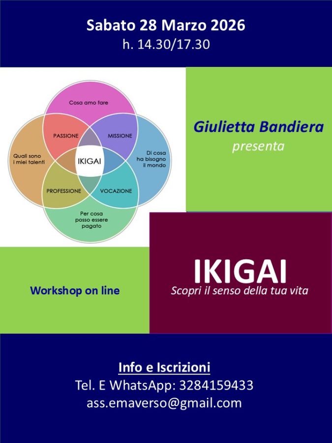 Evento online su IKIGAI: scopri il senso della tua vita