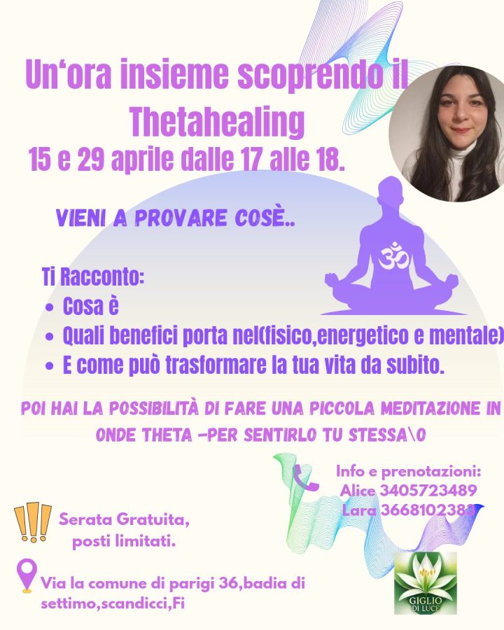 Evento sul Thetahealing a Scandicci