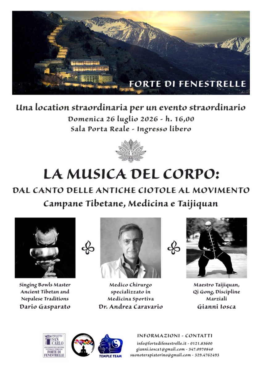 La Musica del Corpo: Campane tibetane e movimento al Forte di Fenestrelle