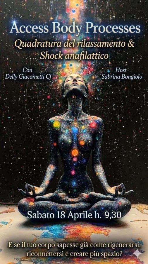 Body process Access Consciousness a San Giovanni Lupatoto: seduta di rilassamento profondo e liberazione delle contrazioni corporee