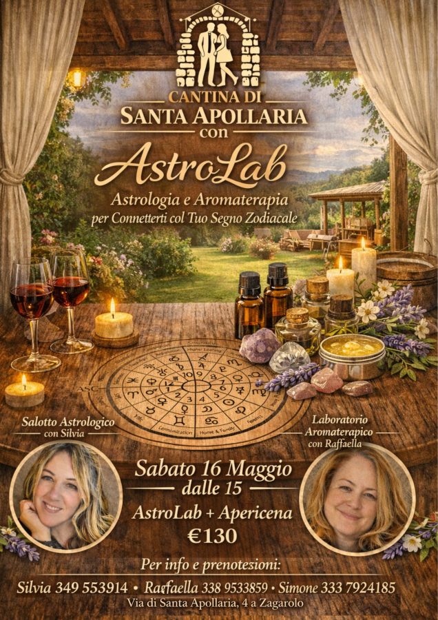 Un incontro di astrologia e aromaterapia nel verde di Zagarolo
